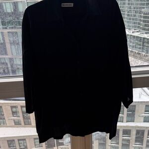 Balenciaga Elegant Black Shirt